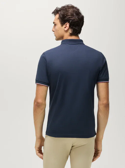 Davis pique poloshirt desert sky