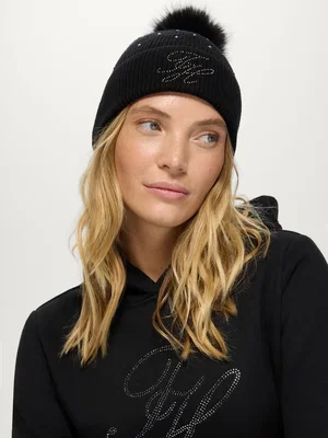 Daly pom pom mössa med stenar Tommy Hilfiger