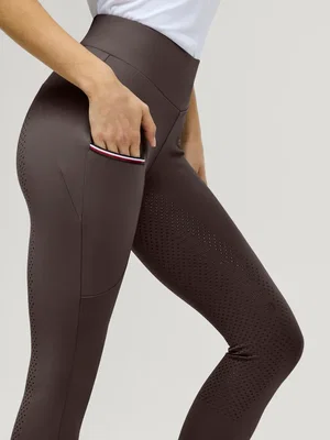 Elmira vinterfodrad ridtights full grip Tommy Hilfiger Cacao