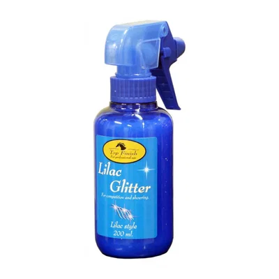Top Finish glitterspray Lila