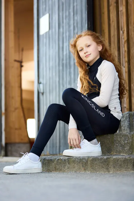 Ridtights KLLilo full grip junior Navy