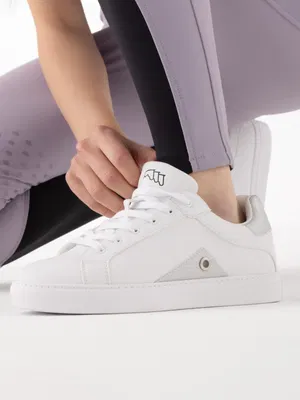 Women white sneakers Equiline Eqrudig