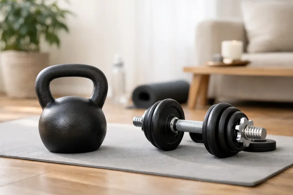 Kettlebell vs hantlar hemma - vad passar dig?