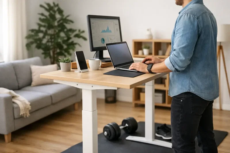 Ergonomisk hev-senk-pult til hjemmekontoret – velg riktig