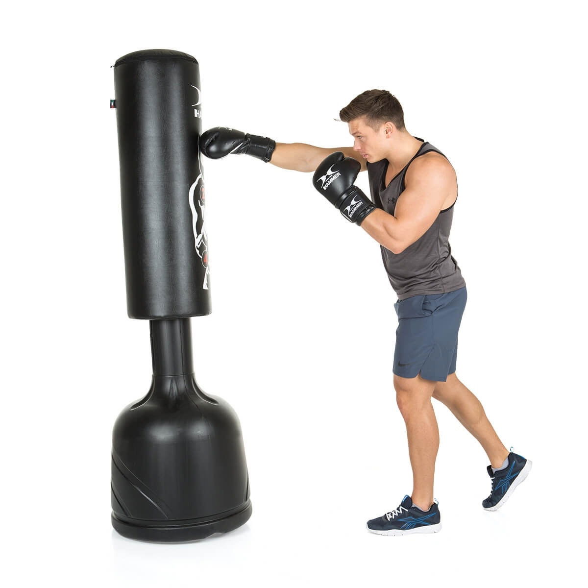 Produktfoto för HAMMER BOXING Stående Boxningssäck Sparring Pro