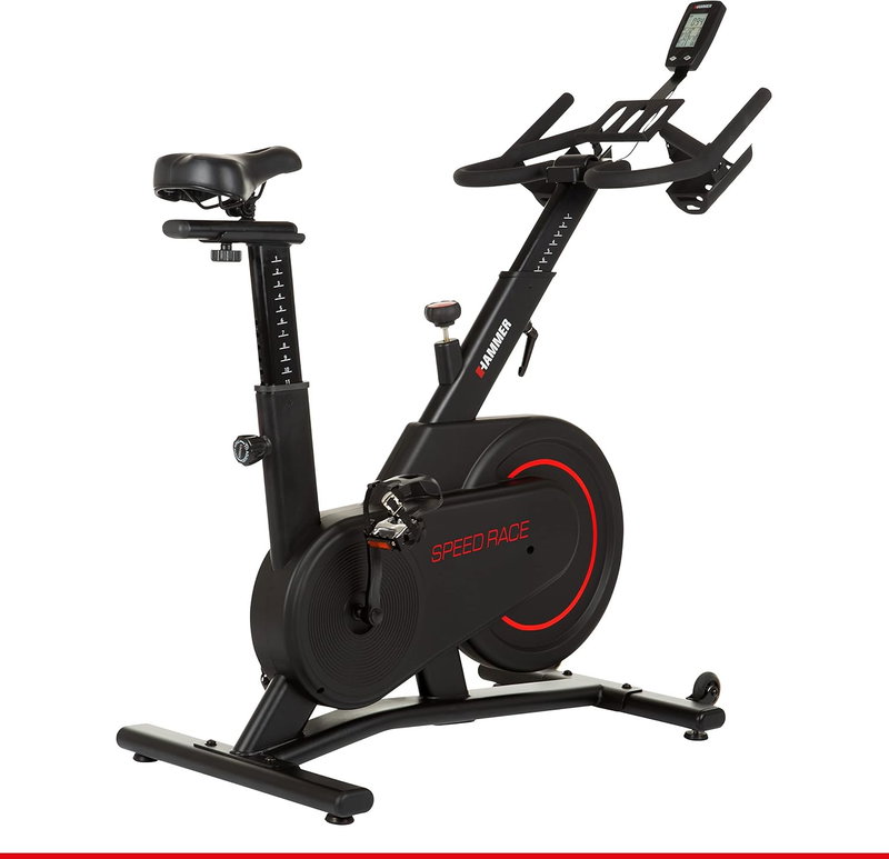 HAMMER Racer 4863 spinningcykel med 16 kg svänghjul och magnetmotstånd