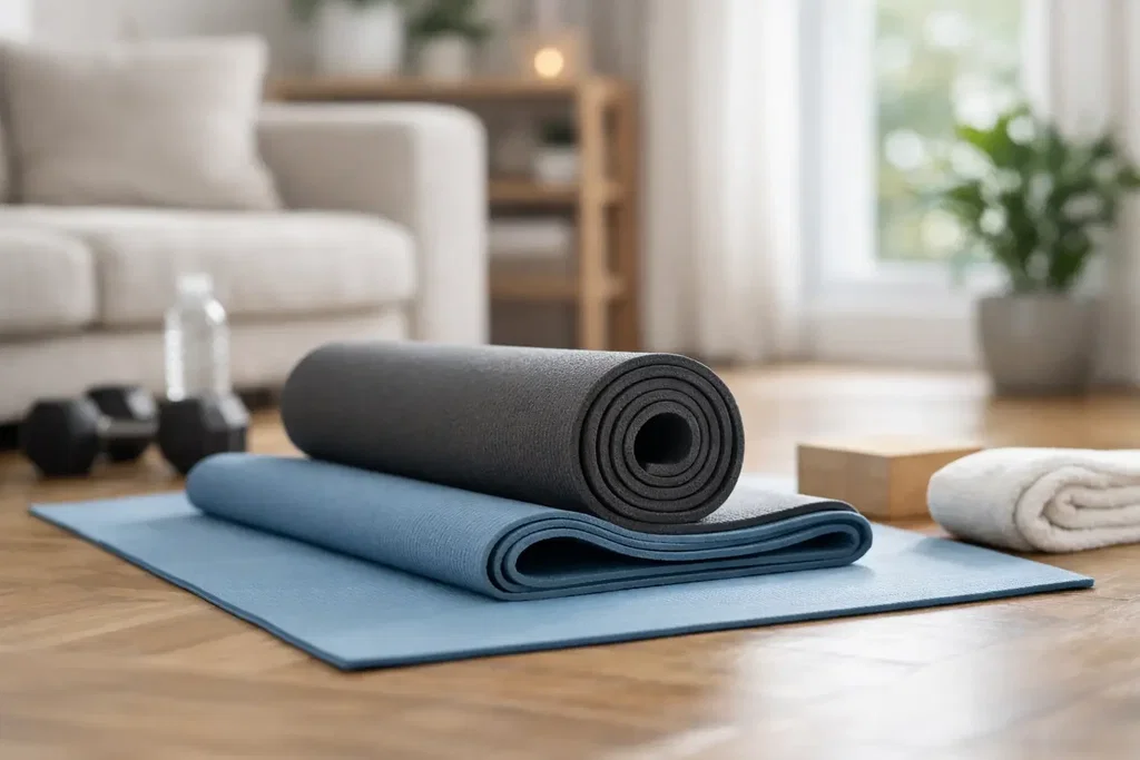 Rätt yogamatta tjocklek för hemmaträning