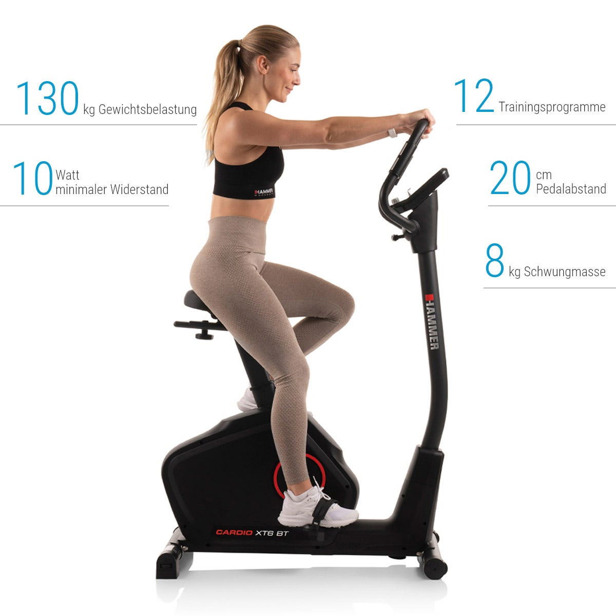 Alternativ bild 1 för Motionscykel Cardio XT6 BT