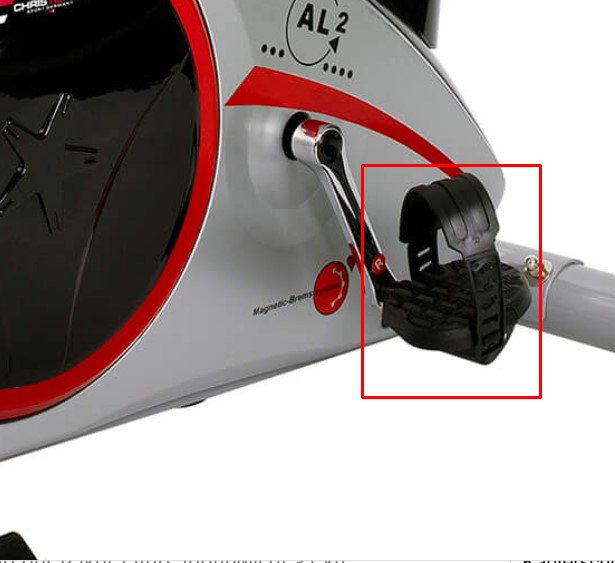 Pedal AL2/AL1 Höger 9/16 tum