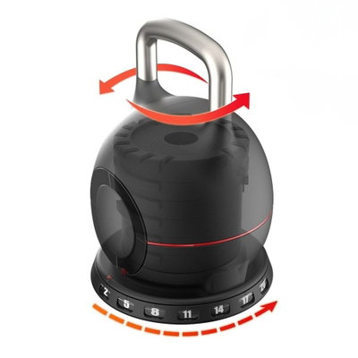 Justerbar kettlebell inSPORTline Xtrabell 2–20 kg, produktfoto 2