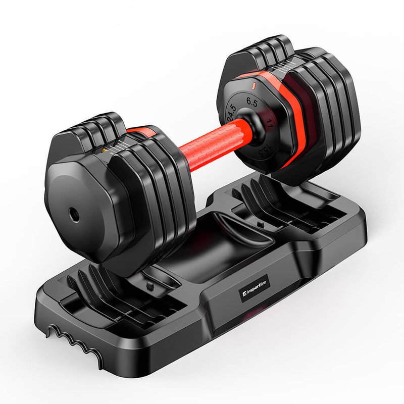 Säädettävät käsipainot inSPORTline DuraBell 2 × 6,5–24,5 kg, tuotekuva 2