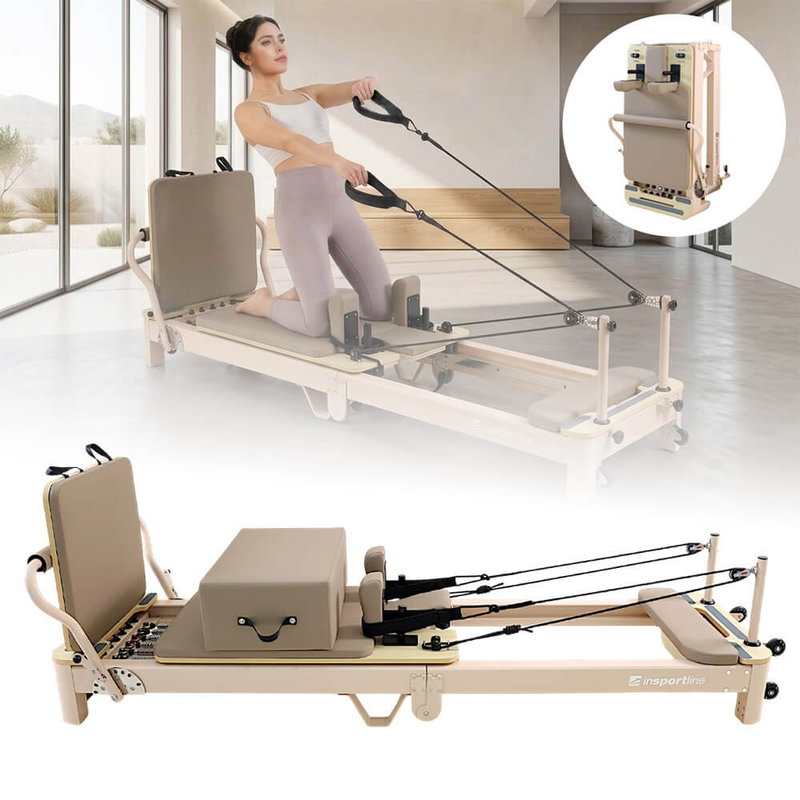 Pilates reformer inSPORTline Comfolder EVO, oversigt 1
