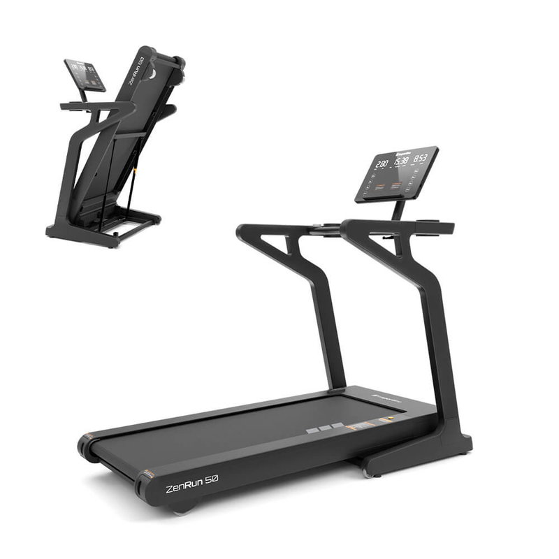 Löpband ZenRun 50 med 52 cm löpyta och robust ram för stabil träning.