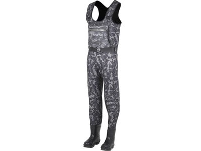 Kinetic Neorush Bootfoot Cleated Grey Camo - Vadarbyxor