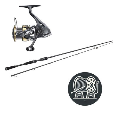 Utklasad Fiskeset - Abborre - Ultegra W3 T&C - Haspel