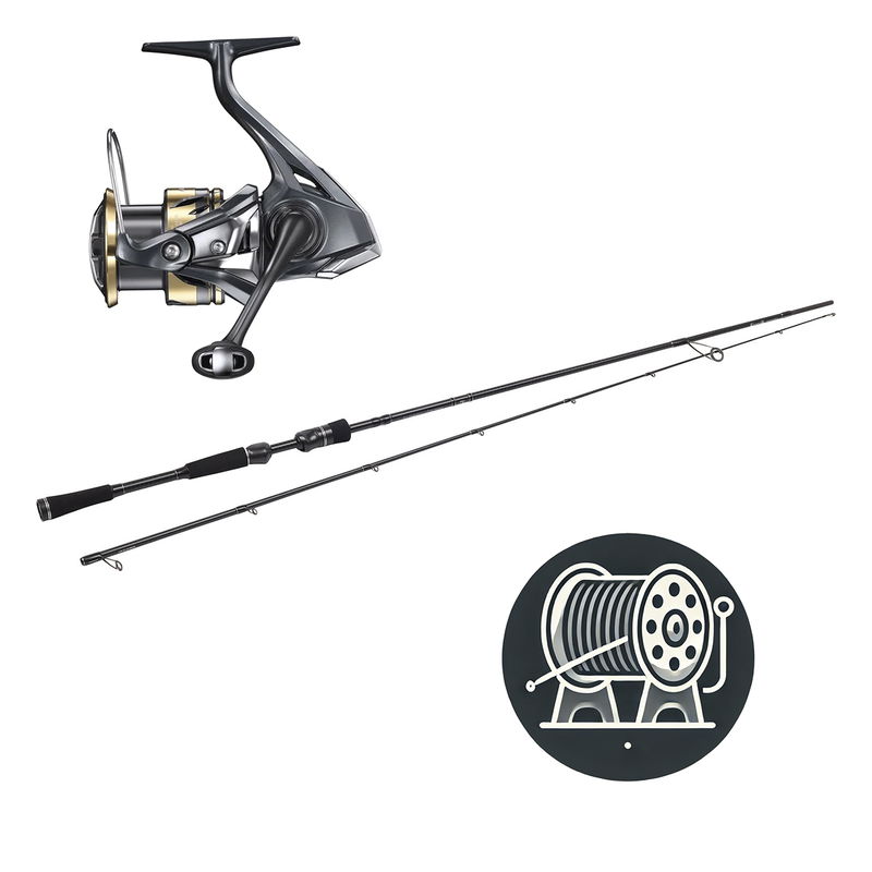 Utklasad Fiskeset - Abborre - Ultegra W3 T&C - Haspel