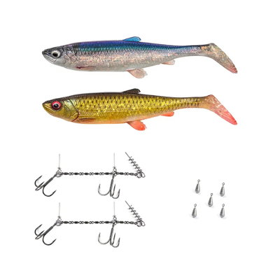 Utklasad Betespaket - Gädda Mjukbete - SG 3D Herring Shad