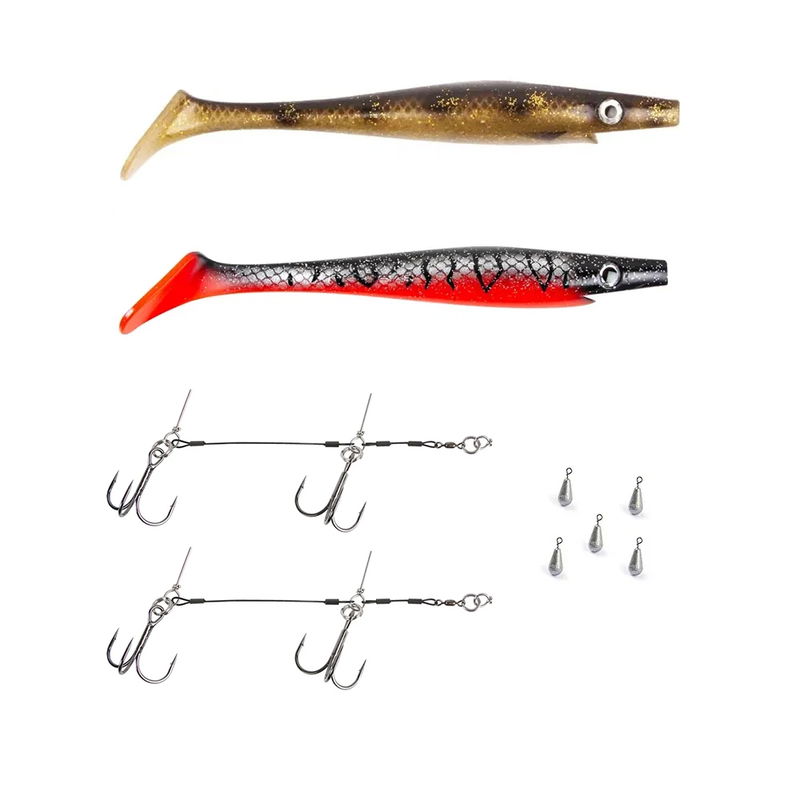 Utklasad Betespaket - Gädda Mjukbete - Pig Shad