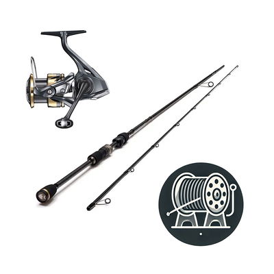 Utklasad Fiskeset - Abborre - Ultegra W3 T&C - Haspel