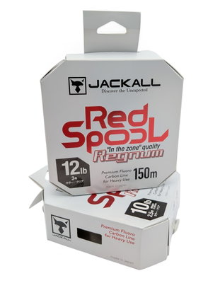Jackall Red Spool Regnum Fluorocarbon 150 m - Tafsmaterial
