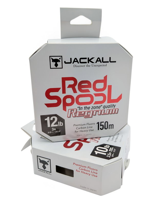 Jackall Red Spool Regnum Fluorocarbon 150 m - Tafsmaterial
