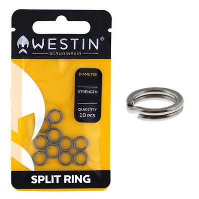 Westin Split Ring - Fjäderringar (paket)