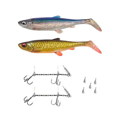 Utklasad Betespaket - Gädda Mjukbete - SG 3D Herring Shad