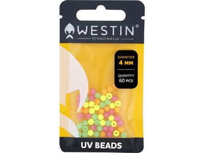Westin UV Beads Hard/Soft 4mm Multicolor (60-pack)