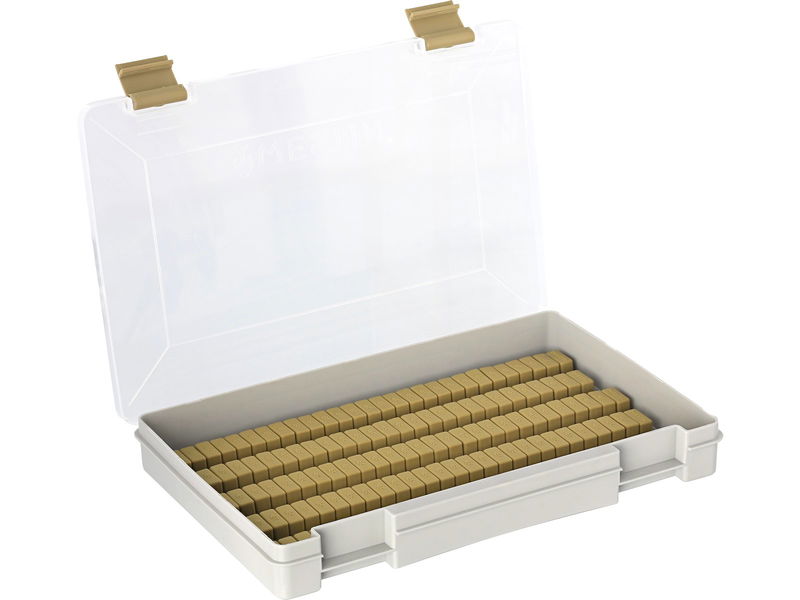 Westin W3 Jig Box (135 slots) 27.4X18X4cm M Grey/Clear