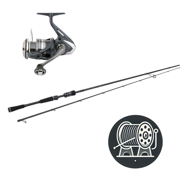 Utklasad Fiskeset - Abborre - Miravel W3 T&C - Haspel