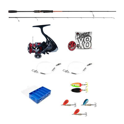 Utklasad Fiskeset - Börja fiska Regnbåge & UL - Haspel