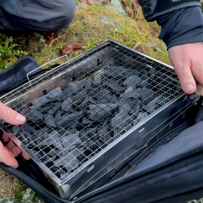 Wiggler Grill Box Stainless Steel 39x30x8cm