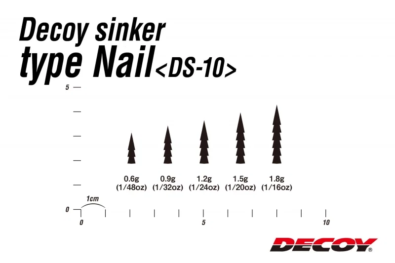 Decoy DS-10 Sinker Type Nail (paket)