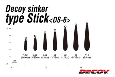 Decoy DS-6 Sinker Type Stick (paket)