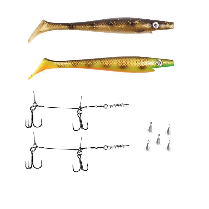 Utklasad Betespaket - Gädda Mjukbete - Pig Shad Junior Utklasad Betespaket - Gädda Mjukbete - Pig Shad Junior