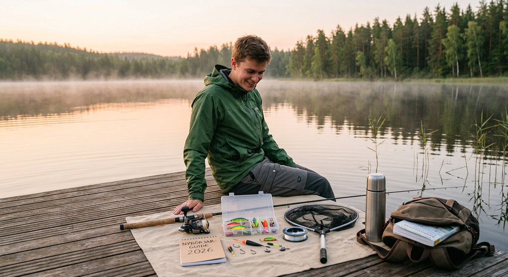 Vad behöver jag för att börja fiska? Komplett nybörjarguide 2026