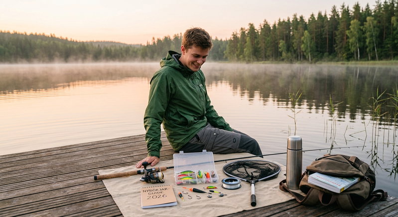 Vad behöver jag för att börja fiska? Komplett nybörjarguide 2026