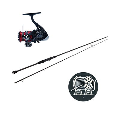 Utklasad Fiskeset - Abborre - Ninja W2 T&C - Haspel