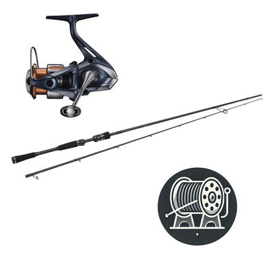 Utklasad Fiskeset - Abborre - Nasci W3 T&C - Haspel