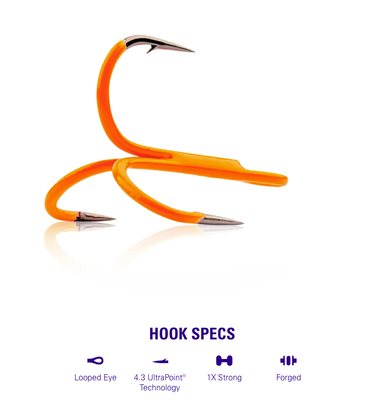 Mustad KVD Elite Treble UV (paket)