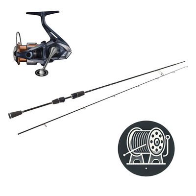 Utklasad Fiskeset - Nasci W2 - UL & Regnbåge - Haspel