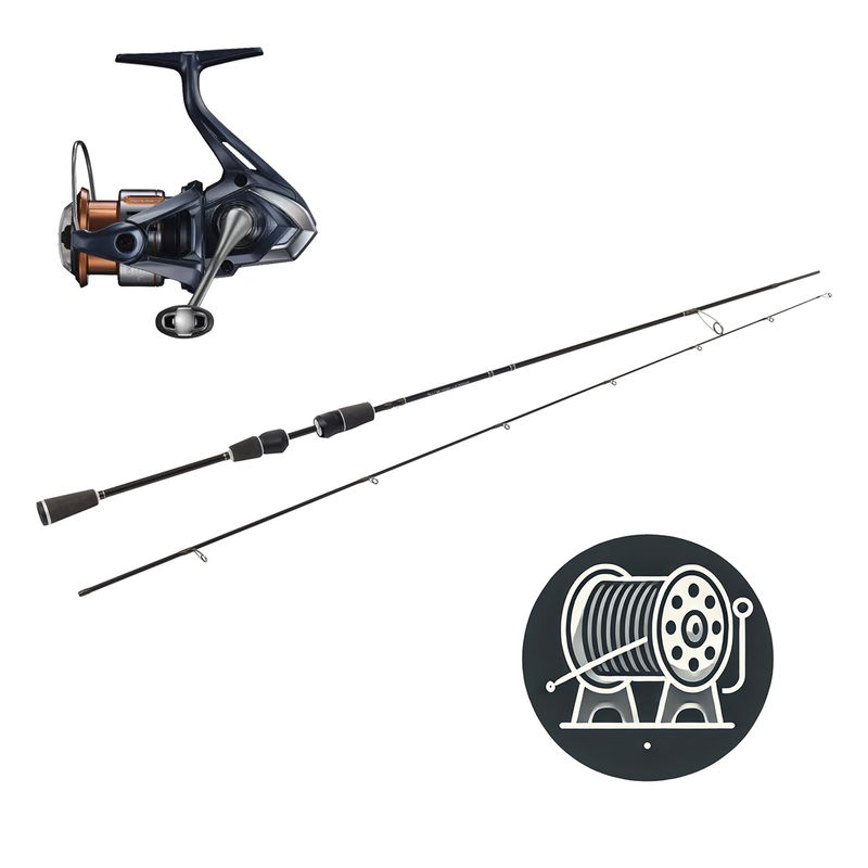 Utklasad Fiskeset - Nasci W2 - UL & Regnbåge - Haspel