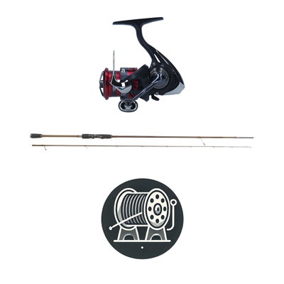 Utklasad Fiskeset - Abborre Allround - Ninja Lupus - Haspel