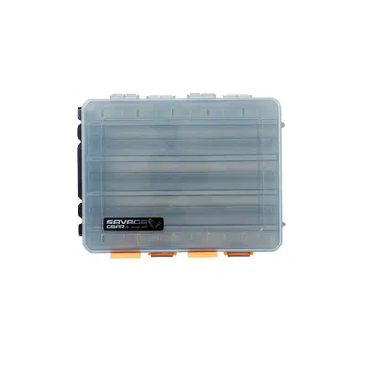 Savage Gear Lurebox 2 Sided Smoke Long 20,5x17x4,8cm