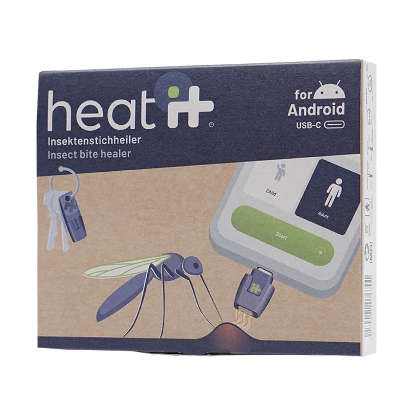 Heat It USB C - Bli av med myggbett & kli