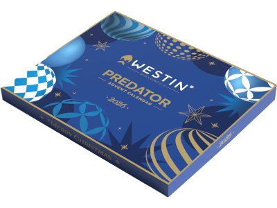 Westin Adventskalender Predator 2026 (24 lådor/luckor)
