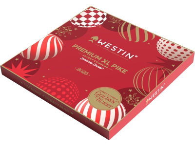 Westin Adventskalender Premium XL Pike 2026 (24 lådor/luckor)