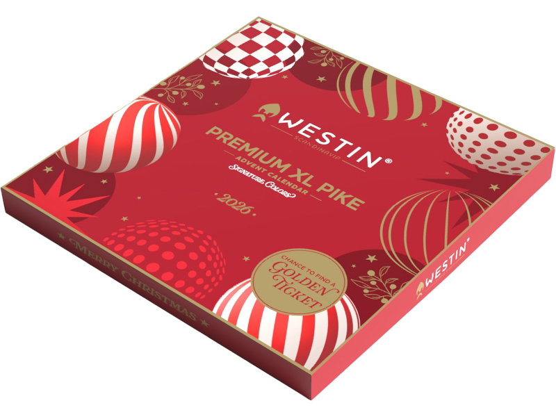 Westin Adventskalender Premium XL Pike 2026 (24 lådor/luckor)