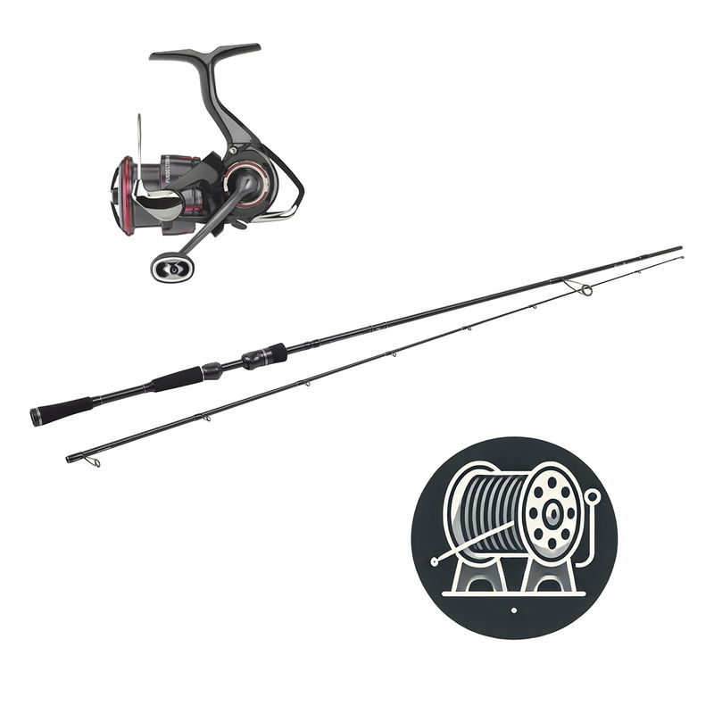 Utklasad Fiskeset - Abborre - Fuego W3 T&C - Haspel