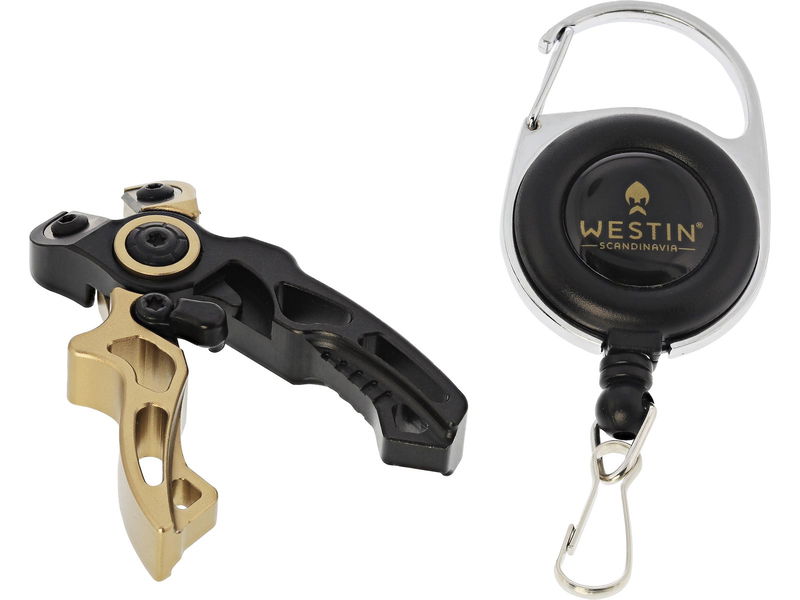 Westin Micro Line Cutter & Pin On Reel S 6.3cm Black Sand